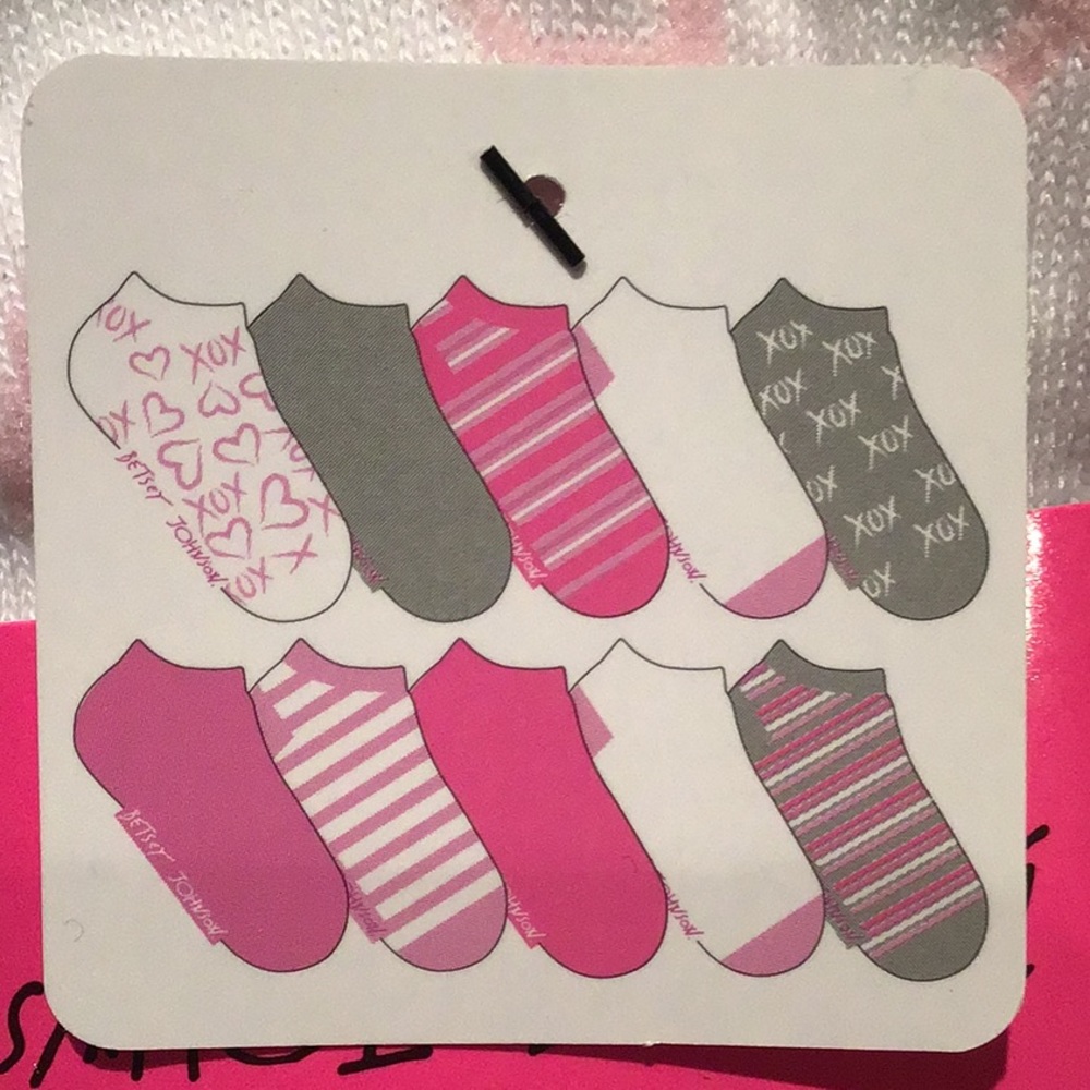 Betsey Johnson 10-pair Low Cut Socks